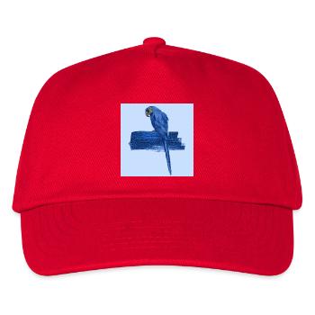 Blue Parrot - Kids’ Baseball Cap - red - Front
