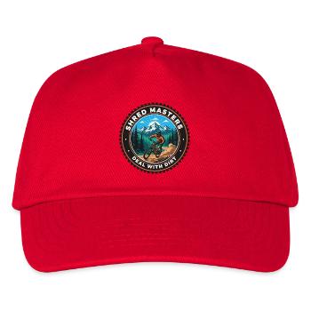 Shred Masters Mountain Ride MTB - Kids’ Baseball Cap - red - Front
