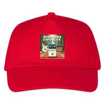 .... and finally the bandmates are quiet! - Kids’ Baseball Cap - red - Front
