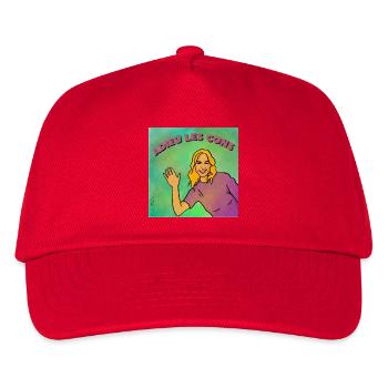 Adieu les cons - Casquette de baseball Enfant - rouge - Devant