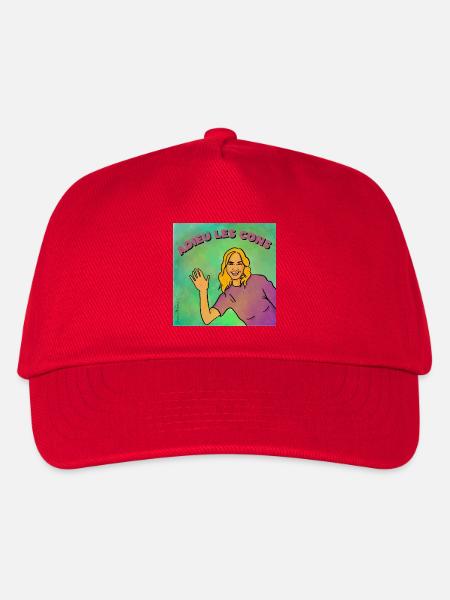 Goodbye idiots - Kids’ Baseball Cap - red