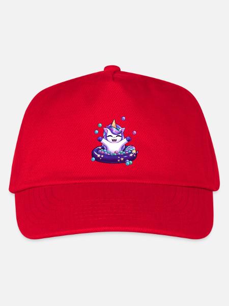 Piscine à Boules de Licorne - Casquette de baseball Enfant - rouge