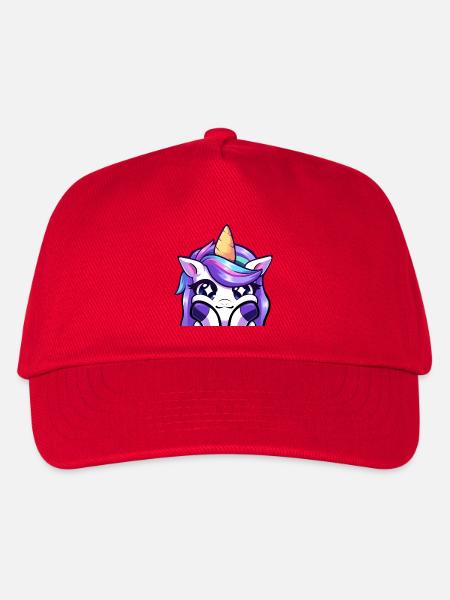 Lya Licorn Waouh - Casquette de baseball Enfant - rouge