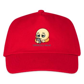 Chronisches Online Kid - Kinder Basecap - Rot - Vorne