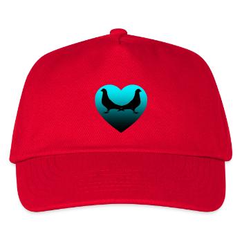 Colombes - Casquette de baseball Enfant - rouge - Devant