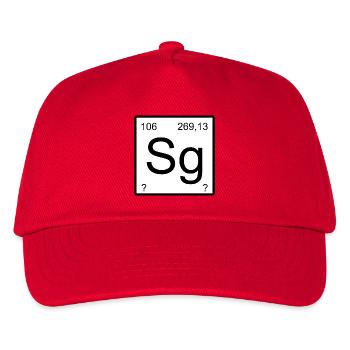 Seaborgium Chemistry Sg Symbol Style - Casquette de baseball Enfant - rouge - Devant
