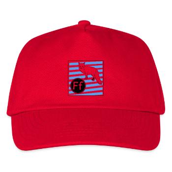 F for Fox (learning to read in primary school) - Kids’ Baseball Cap - red - Front
