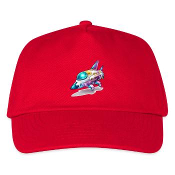 Comet Flight Spacefighter Neon - Casquette de baseball Enfant - rouge - Devant