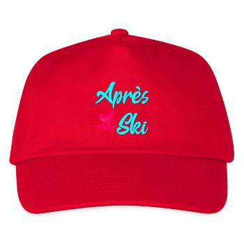 Après-ski Snowboarding Poultry - Kids’ Baseball Cap - red - Front