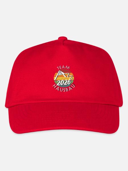 Team Haubau 2026 Builder Builder retro vintage - Kids’ Baseball Cap - red