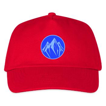 Mountains Mountains - Kids’ Baseball Cap - red - Front