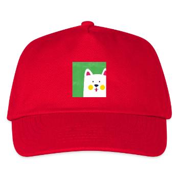 Hundefreund - Kinder Basecap - Rot - Vorne
