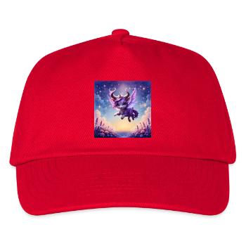 Vol Luni du Dragon Pourpre - Casquette de baseball Enfant - rouge - Devant