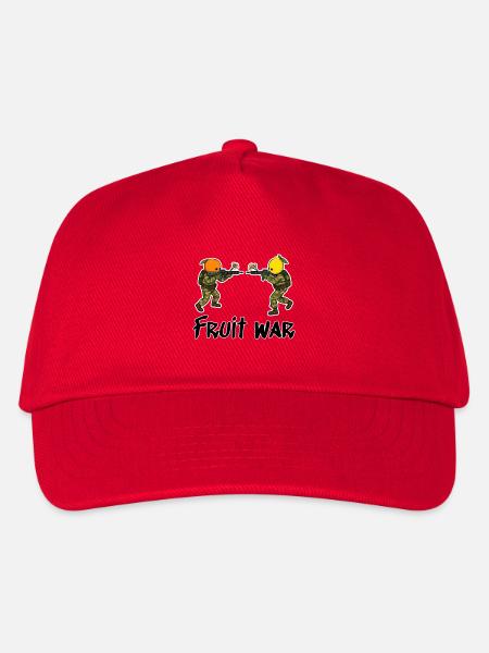 Fruit War Duel of Fruits - Kids’ Baseball Cap - red