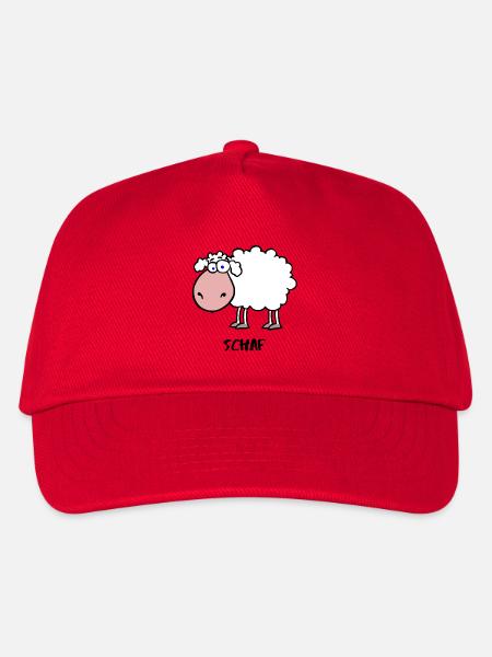 Schaf - Kinder Basecap - Rot