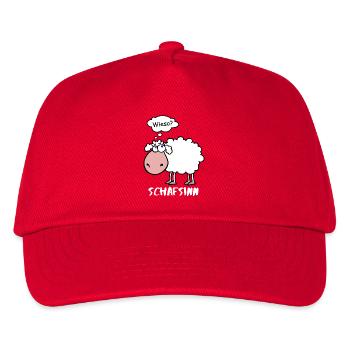 sheep sense - Kids’ Baseball Cap - red - Front