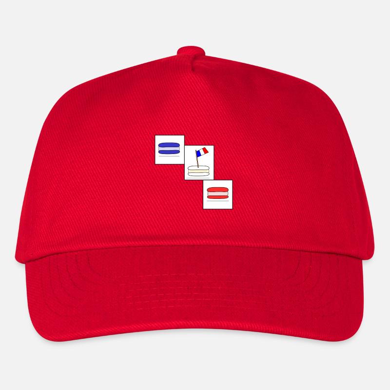 Franzoesische_Macarons - Casquette de baseball Enfant - rouge