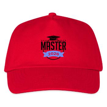 Master 2026 Graduation Graduation - Kids’ Baseball Cap - red - Front