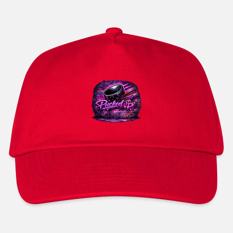 Picked Up Neon Graffiti - Kinder Basecap - Rot