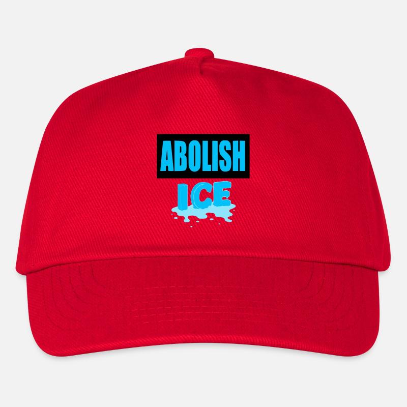 I.C.E. abschaffen: - Kinder Basecap - Rot
