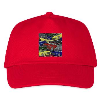 Kaleidoscope Cars Color Explosion - Kids’ Baseball Cap - red - Front