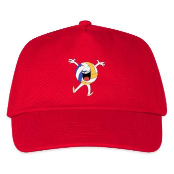 Volley Cheer Mascot - Kids’ Baseball Cap - red - Front