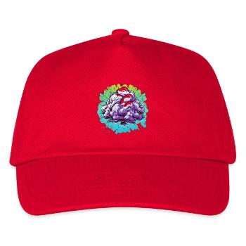 Purple Mist Ball Explosion - Kids’ Baseball Cap - red - Front