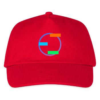 Geometric Balance - Kids’ Baseball Cap - red - Front