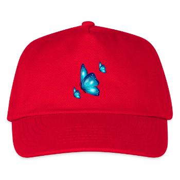 Butterfly trio - Kids’ Baseball Cap - red - Front