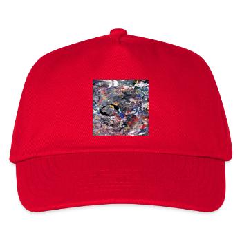 Gelegenheitskunst - Kinder Basecap - Rot - Vorne