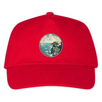 Découvrez les falaises de Moher en Irlande - Casquette de baseball Enfant - rouge - Devant