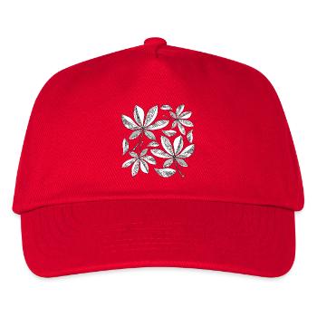 leaves - Kids’ Baseball Cap - red - Front