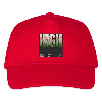 Conception de pochette d’album sur textiles. - Casquette de baseball Enfant - rouge - Devant