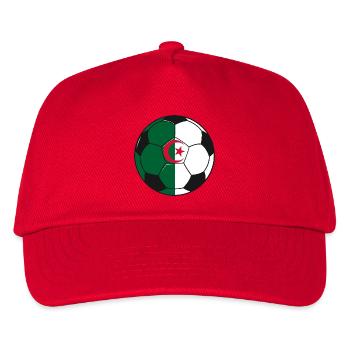Football_team_Algeria - Kinder Basecap - Rot - Vorne