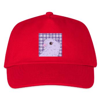 pretty pink purple dove - Kids’ Baseball Cap - red - Front