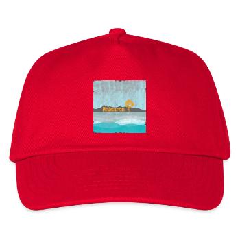 Balearen Küste Windmühle Sonnenflug - Kinder Basecap - Rot - Vorne