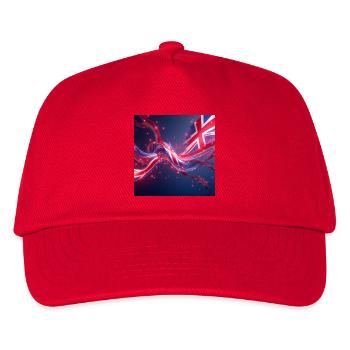 drapeaux_GB2 - Kinder Basecap - Rot - Vorne