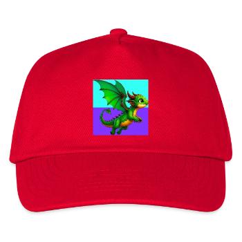dragon - Kids’ Baseball Cap - red - Front