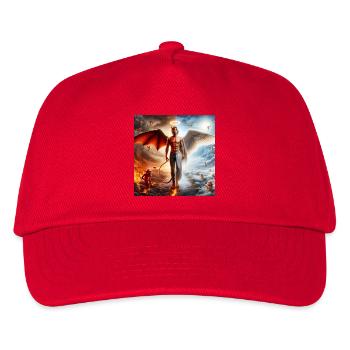 Dualité Céleste et Infernale - Casquette de baseball Enfant - rouge - Devant