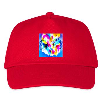 Explosion de couleurs à l’aquarelle - Casquette de baseball Enfant - rouge - Devant