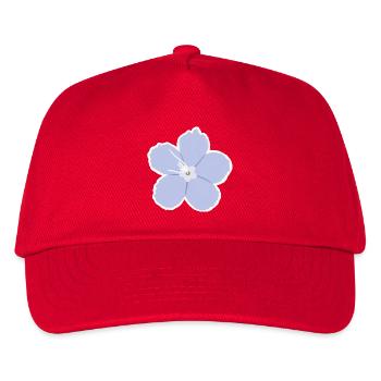 Fleur Azur-Cinq Pétales - Casquette de baseball Enfant - rouge - Devant