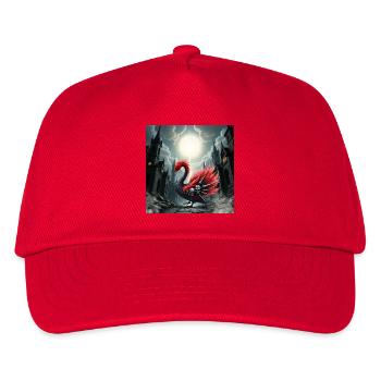Gothic phoenix with skulls - Kids’ Baseball Cap - red - Front