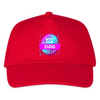 Enjoy your day - Kids’ Baseball Cap - red - Front