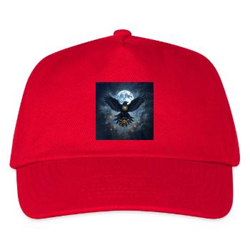 Sidereal Raven with Lunar Rudder - Kids’ Baseball Cap - red - Front