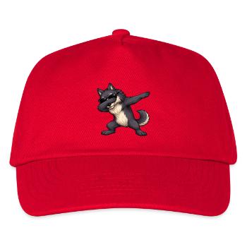 Dabbing Werwolf - Kinder Basecap - Rot - Vorne