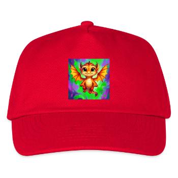 dragon - Kids’ Baseball Cap - red - Front