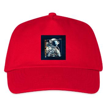 MORE SPACE - Kinder Basecap - Rot - Vorne