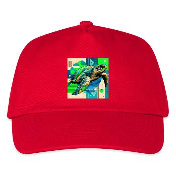 turtle - Kids’ Baseball Cap - red - Front