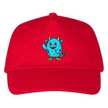 Aquamonster - Kids’ Baseball Cap - red - Front