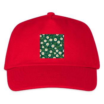 Daisy Flowers - Kids’ Baseball Cap - red - Front